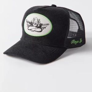 boys lie trucker hat black